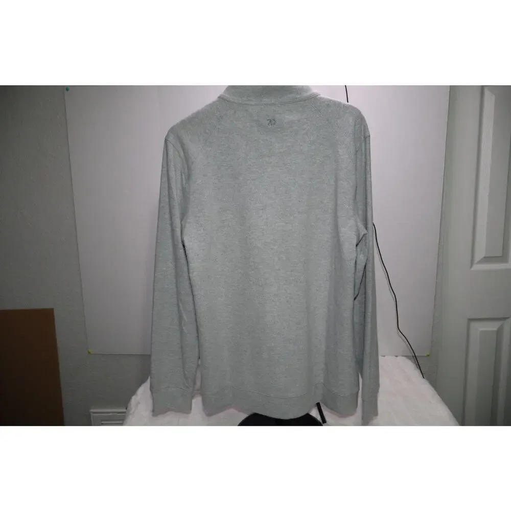 7 Diamond Generation Quarter Zip Pullover-Soft Grey-Medium - Picture 6 of 6
